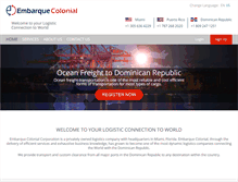Tablet Screenshot of embarquecolonial.com